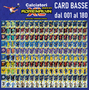 ADRENALYN FOOTBALLERS 2023-24 2023/24 CARD BASE 001 TO 180