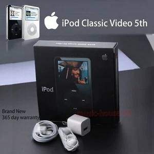 🍎Neu Apple iPod Classic Video 5. Gen 30/60/80/128/256/512GB A1136 Schwarz/Weiß - Bild 1 von 16
