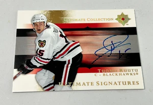 2005-06 Ultimate Collection Ultimate Signatures Tuomo Ruutu #US-TR Auto - Picture 1 of 2