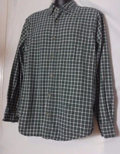 Woolrich Multicolor Plaid 100% Cotton Front Button Men's Shirt Sz M - Picture 1 of 3