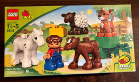 New LEGO Duplo Legoville "Farm Nursery" (5646) Factory Sealed, New - Cow, Sheep