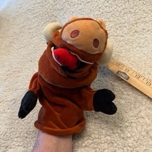 Disney El Rey León Pumba Marioneta de Mano Juguete de Peluche Pequeño 6-14" Juego Imaginario - Imagen 1 de 11