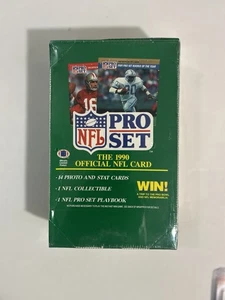 1990 Pro Set Series 1 NFL Football Trading Cards Factory Sealed Wax Box 36 Packs - Picture 1 of 2