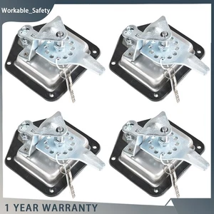 4 x Trailer Door Latch Rv Door Tool Box Lock with Gasket T-Handle Latch - Picture 1 of 12