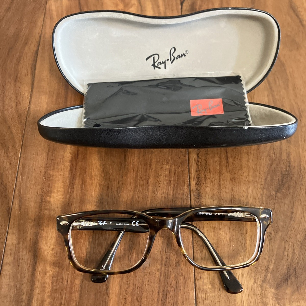 Ray-Ban Eyeglasses Frames RB 5286 5082 Brown Tortoise Shell  display picture 1