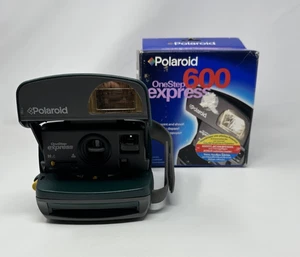 Cámara Polaroid 600 One Step Express en caja probada y funcionando - Imagen 1 de 6