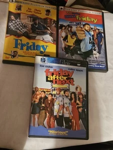 Friday Next Friday Friday After Next DVD Trilogy Ice Cube Mike Epps EUC - Picture 1 of 3