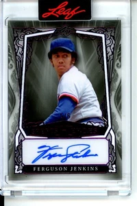 2025 Leaf Sports Heroes Ferguson Jenkins Auto Card – Cubs HOF Pitcher – 5/6 Rare - Picture 1 of 1