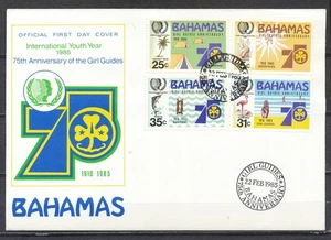 OFICIAL JUVENTUD AÑO 1985/75º ANN. de las GUÍAS NIÑAS - CUBIERTA BAHAMAS 22.FEB.85 - Imagen 1 de 1