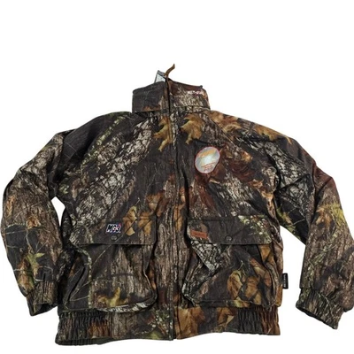 NWT Woolrich Mens Reversible Hooded Hunting Jacket Mossy Oak Breakup Camo Size M - Image 1 of 4