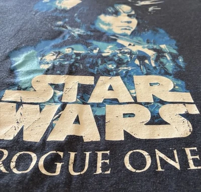 STAR WARS ROGUE ONE UNISEX SIZE  Med  TSHIRT SHIRT Blue  - Image 1 of 4