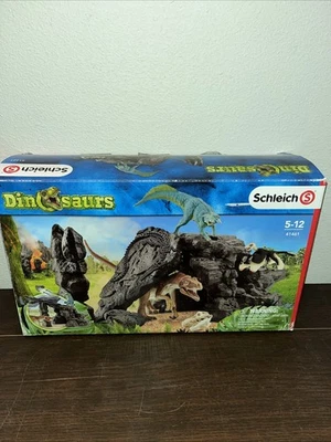 Juego completo de cuevas de dinosaurios Schleich 41461 con caja original Foto 1 de 4