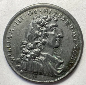 1788 Middlesex National Series William III Britons Never Be Slaves Conder Medaille - Bild 1 von 2