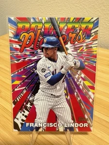2025 Topps Serie 1 Celebración Francisco Lindor Power Players # PP-11 Mets - Imagen 1 de 2