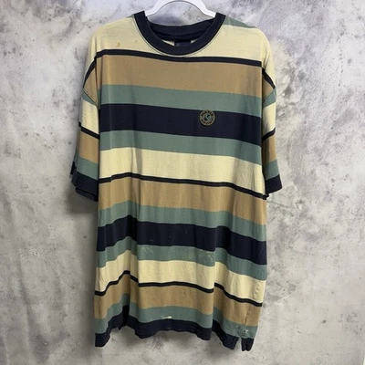 Camiseta de Colección Kari Kana Jeans a Rayas para Hombres 3XL 27.5x31.5 Años 90 Y2K Foto 1 de 4