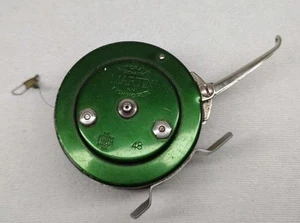 Vintage Collectible Automatic Mohawk Martin Fly Fishing Reel No. 48, Green - Imagen 1 de 3