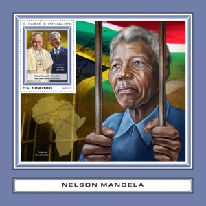 Sao Tome & Principe 2017 MNH Nelson Mandela 1v S/S Famous People Stamps - Picture 1 of 1