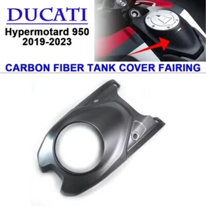 Cubierta del tanque de combustible carenado de fibra de carbono para DUCATI Hypermotard 950 SP RVE 2019-2023 - Imagen 1 de 6