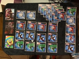 75+ Marvel Super Hero Adventure Stickers Spider Man Silver Surfer Hulk Wolverine - Picture 1 of 3