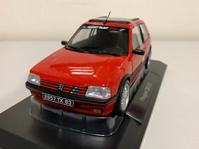 Norev Peugeot 205 GTI 1.9 PTS Déco 1991 Vallelunga Red 1/18 184846 1223 1 13 - Photo 1/4