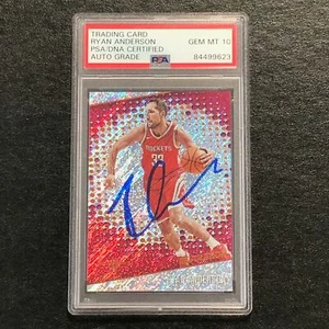 2017-18 Panini Revolution #39 Ryan Anderson Signed Card AUTO 10 PSA Slabbed Rock - Picture 1 of 2