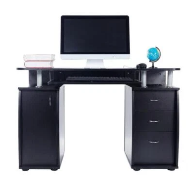 Computer Desk PC Laptop Table w/Drawer Home Office Study Workstation 3 Colors - Image 1 of 4