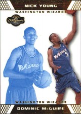 2007-08 Topps Co-Signers Gold Blue Card #72A Dominic McGuire/Nick Young/89