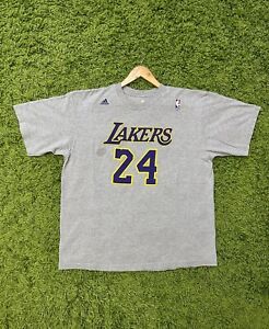 Vintage Kobe Bryant Los Angeles Lakers Adidas Jersey T Shirt 24 Men XL NBA