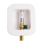 Ice Maker Outlet Box With Water Hammer Arrestor Mip Connection Lead-Free Brass