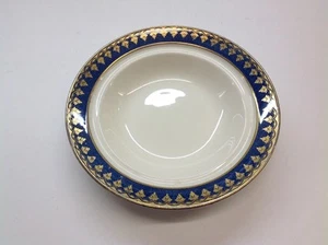 George Jones & Sons halbmondblau und gold Schale - Bild 1 von 2