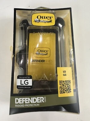 Coldre robusto OtterBox Defender para LG G3 - Preto fabricante de equipamento original NOVO - Imagem 1 de 4