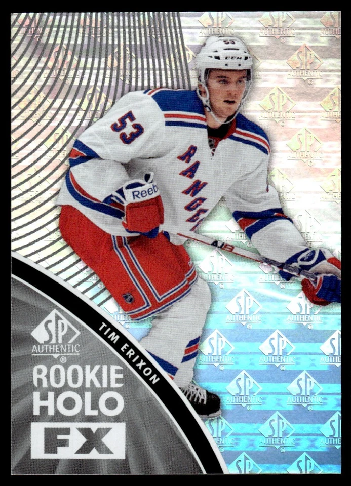2011-12 SP Authentic Holoview FX Tim Erixon New York Rangers #RFX18 - Image 1 of 2