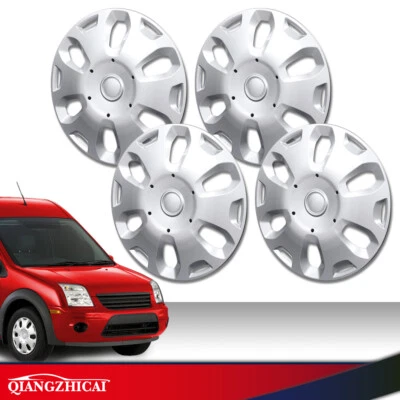 Cubiertas de rueda de 15" tapacubos de llanta completa aptas para camioneta Ford Transit Connect 10-2013 4 piezas Foto 1 de 4