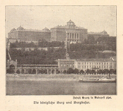 Budapest #1 Anno 1906 Burg Und Basar - Historische Abb. Von 1906 • 6.90€