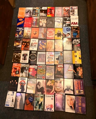 90S Cassette Tape Album Collection Job Lot Bundle 80 pieces - Image 1 of 2