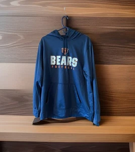 Chicago Bears Hoodie NFL Team Apparel Men's Size Large Blue Orange Hoodie - Picture 1 of 3