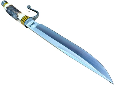 Cubiertos de impacto hechos a medida cuchillo de hoja fija hecho a mano espada daga cuchillos raros Foto 1 de 4