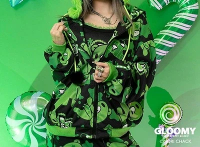 Gloomy x Sophie Powers Jelly Cremallera Sudadera con Capucha Talla Libre Nueva Sin Usar Foto 1 de 4