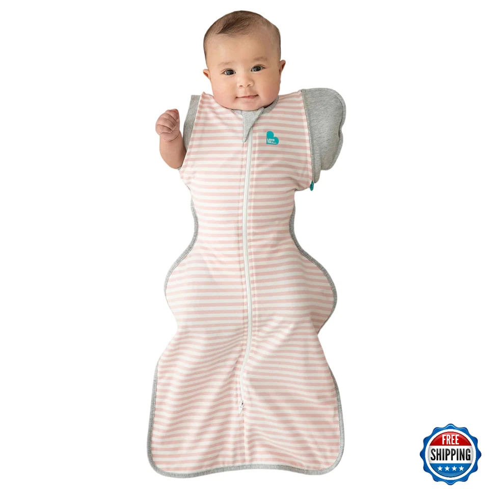 Love to Dream Swaddle Up Transition Bag 1.0 TOG Zip-Off Wings 19-24 磅 粉红色 — 第 1/4 张图片