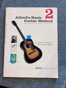 Vintage 1959 Alfred's Basic Guitar Method Book #2 d'Auberge & Morton Manus - Picture 1 of 5