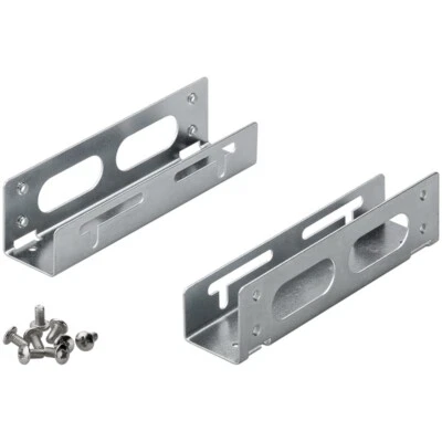 GOOBAY 3,5" Festplatten-Einbaurahmen auf 5,25" Metall