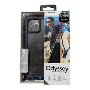 Q9. SwitchEasy Odyssey Utility Case For Apple iPhone 12 Pro Max - Blue/Black  - Picture 1 of 2