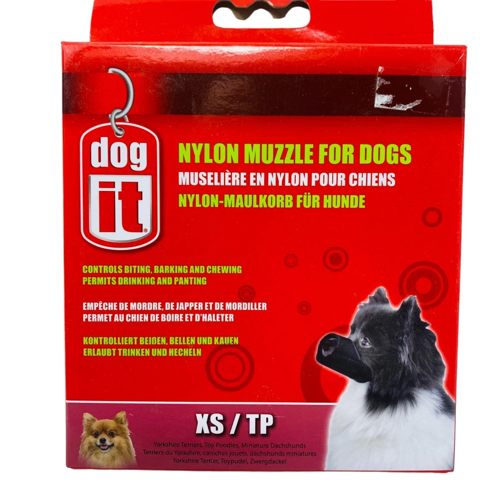 Dog It 尼龙枪口狗用尺寸 XS — 第 1/4 张图片