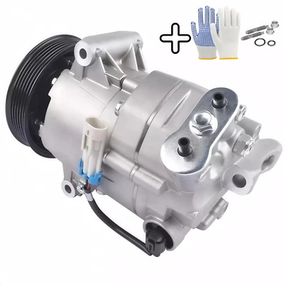 1x A/C Compressor with Clutch for Chevrolet Cruze 2010-2011 L4 1.8L LS CO 22208C - Image 1 of 4
