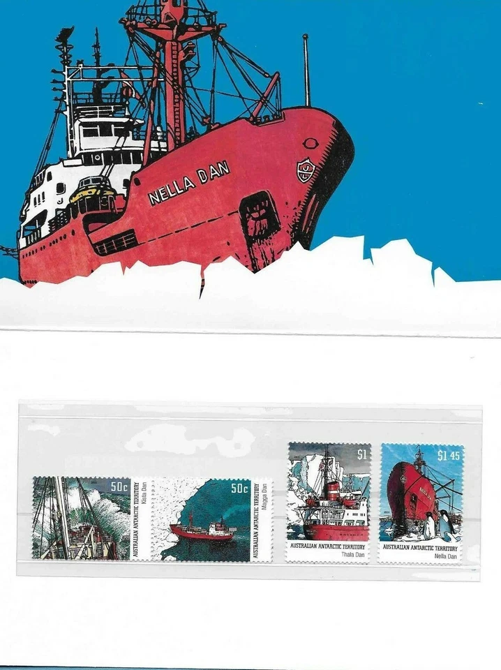 Paquete de estampillas de barcos antárticos AAT ANTARCTICA 2003 como nuevo  Foto 1 de 1