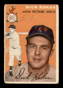 1954 Topps Set Break # 106 Dick Kokos LOW GRADE *OBGcards* - Picture 1 of 2