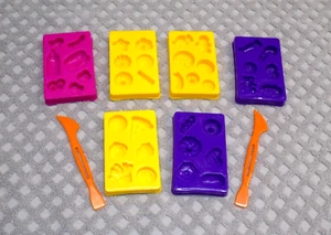 Polymer Clay Molds Tools Lot for Making Miniature Dollhouse Food Soda Bread etc - Picture 1 of 9