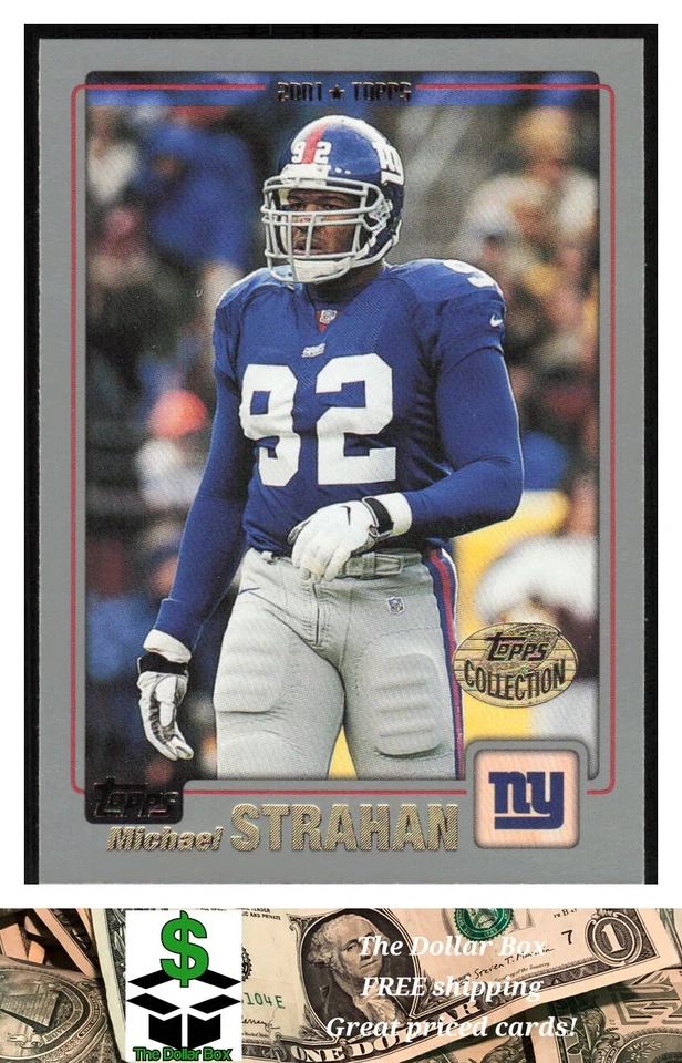 2001 Topps Topps Collection #112 Michael Strahan - New York Giants - Image 1 of 2
