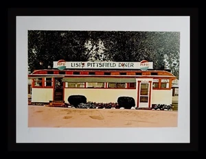 John Baeder Lisi's Pittsfield Diner handsigniert nummeriert Foto Realist KUNST - Bild 1 von 4