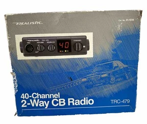 Vintage Radio Shack TRC-479 40 Channel 2 Way CB Radio 21-1519 NEW OPEN IN BOX - Picture 1 of 6